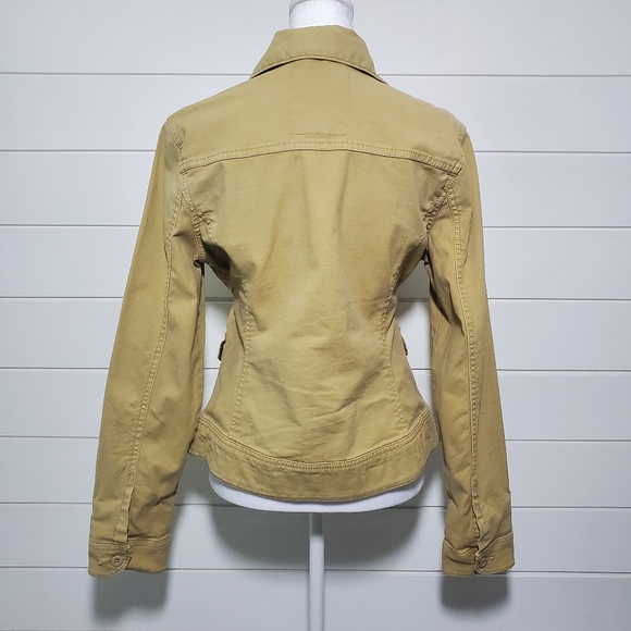 Lucky‎ Brand Utility Military Jacket with Pockets Size M - Picture 3 of 11